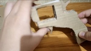 Как сделать револьвер Наган из картона \ How to make revolver Nagan with cardboard