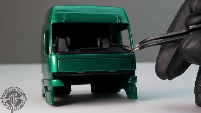 Restoration Abandoned Mercedes-Benz Actros Semi Trailer Truck смотреть онлайн