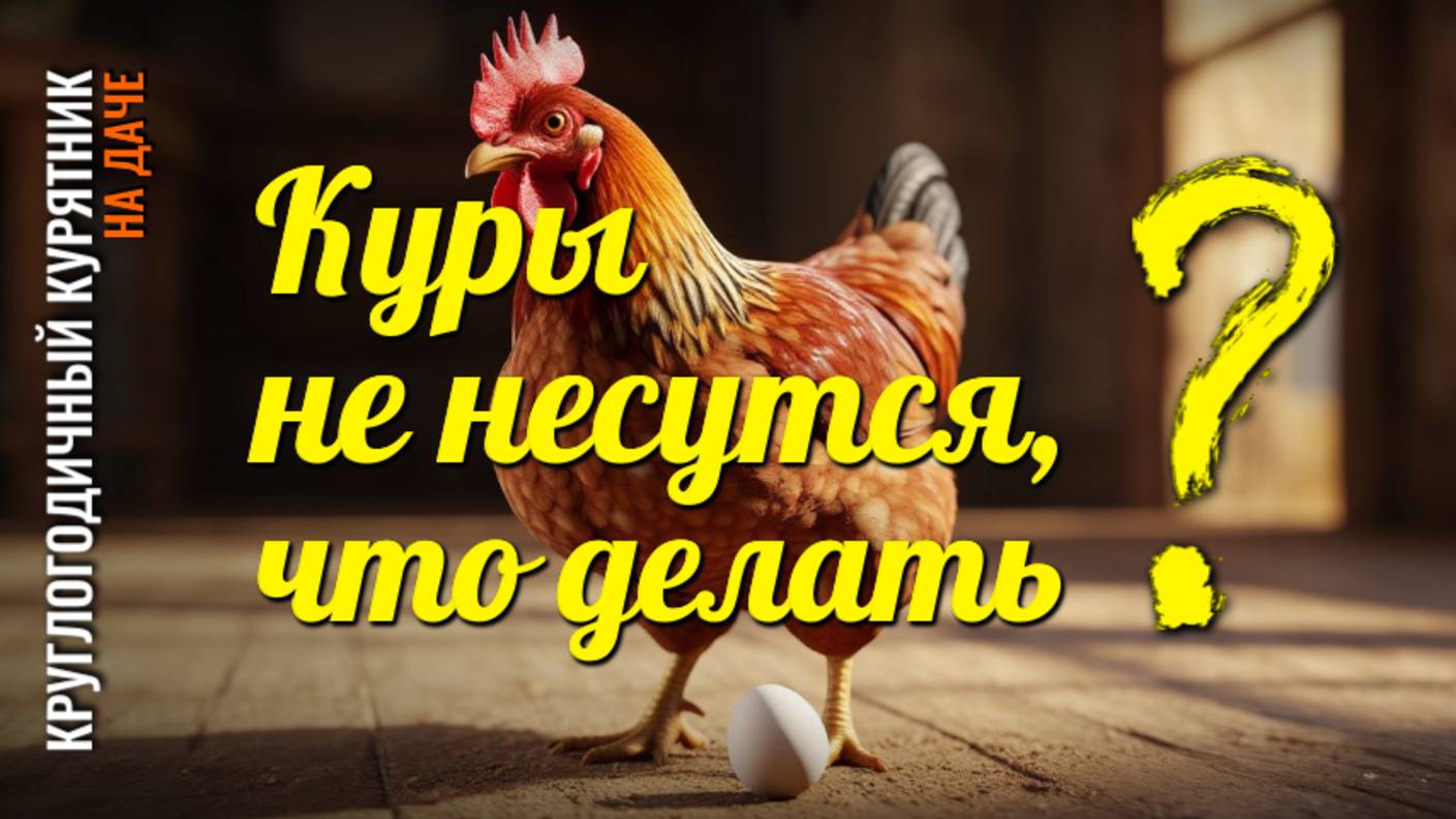 Куры ПЕРЕСТАЛИ НЕСТИСЬ, что делать? смотреть онлайн