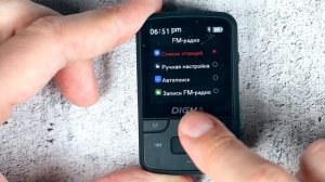 ОБЗОР DIGMA Z5 - маленький плеер с прищепкой, Bluetooth и видео