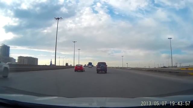 Пример съемки видеорегистратора Prestige 390 FullHD (день)