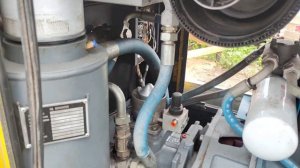 Вынос масла в воздушную систему компрессора Atlas Copco.