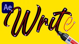 Анимация рукописного текста в After Effects