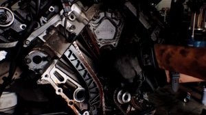 Mercedes Benz S500 W221 замена цепи