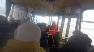 Поездка на автобусе ПАЗ 32053 | маршрут 163 | г. Архангельск