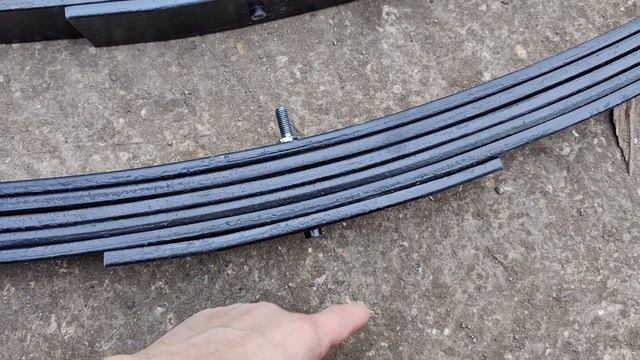 Комплект очень мощных рессор для машин с КМУ , вышками смотреть онлайн