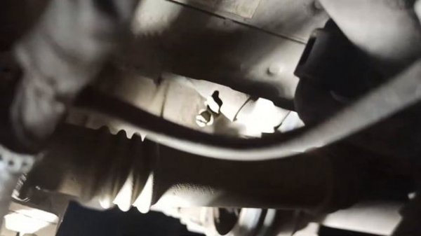 Снятие стартера SsangYong Actyon 2, 2011г.в., 2л. , дизель, МКПП