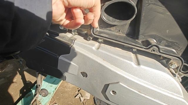 скутер ГЭЛАКСИ..ревизия Воздушного Фильтра ..