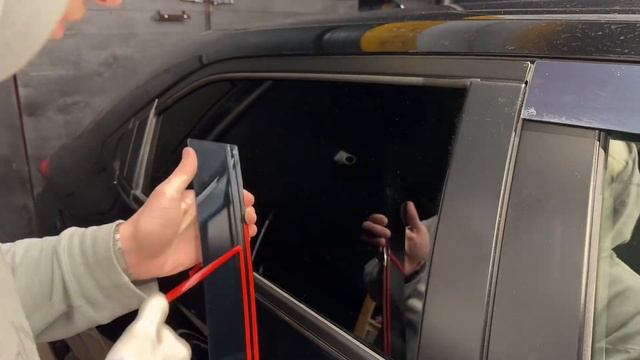 Установка плоских тюнинг дефлекторов окон для Honda Vezel # смотреть онлайн