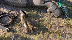 Как открутить и снять турбину VW TOURAN 1.9 tdi