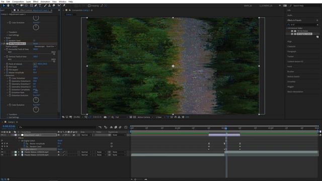 Glitch переход в After Effects без Displacement Map смотреть онлайн