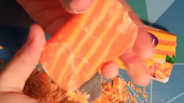 резка мыла Duru персик манго 🍑🥭 / Asmr Soap / Soap Cutting / Soap Shaving