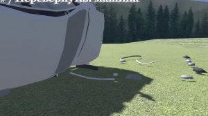 Обзор карты Русская трасса в ВАЗ КРАШ ТЕСТ СИМУЛЯТОР 2|