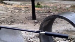 Глушитель на ствол без резьбы. Переходник CZ 452 калибр .2