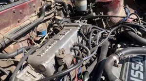 Как снять стартер. Ниссан Блюберд U 11