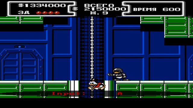 Играем в Duck Tales Уровень 5 - NES смотреть онлайн