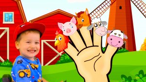 Брозаврики Синий трактор Развивающая песенка про животных для детей Семья пальчиков #детям