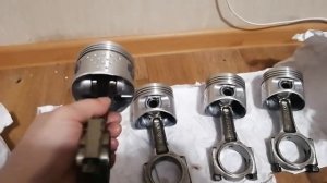 поршни 2110 на шатунах натях.
