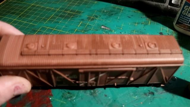 Modimo HO Крытый вагон - Couplers, Bogies/Trucks and Slight Weathering - #modelrailroad смотреть онлайн