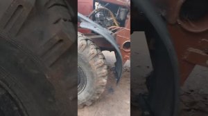 установка передних крыльев на мтз 82 с мостом газ 66