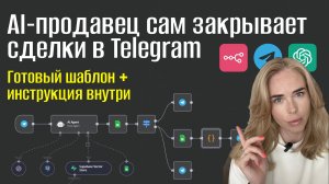 Как сделать AI-продавца в Telegram на n8n — автоматизация продаж