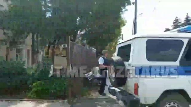 Заминированная школа в станице Динской