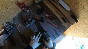 Замена пружины (шнурка) стартера на лодочном моторе Sea-