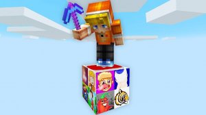 Майнкрафт, но на ОДНОМ ЮТУБЕРСКОМ БЛОКЕ..-