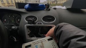 Установка магнитолы Teyes CC3 2k 6/128Gb в Форда🔥