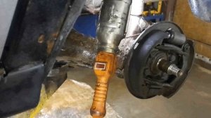 Ваз 2112. Замена подшипника задней  ступицы.