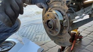 ЗАМЕНА КОЛОДОК  РУЧНИКА НА ML 163