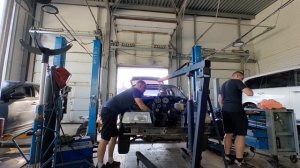 Поставил 16V 124 ваз мотор в иж оду, все почти с нуля