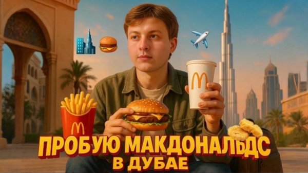 ПОПРОБОВАЛ МАКДОНАЛЬДС В ДУБАЕ 🇦🇪 | MALL OF THE EMIRATES