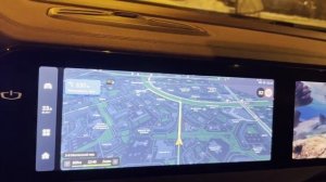 Geely Monjaro. Работа Яндекс Навигатора. Переброс на приборн