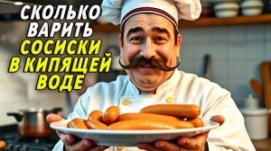 Сколько варить сосиски в кипящей