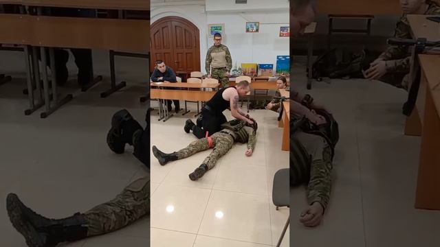 Обучение навыком первой помощи в Харлампиевском храм? смотреть онлайн