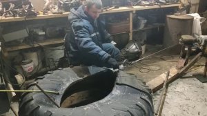 Как ободрать ураловские покрышки ОИ-25