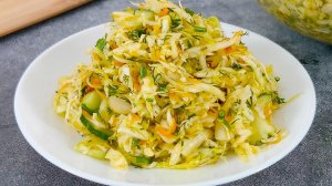 Салат из капусты как из советской столовой. Простой и очень вкусный рецепт