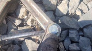 Разборка домкрата винтовой ромбический