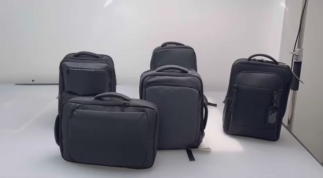 379_мужские рюкзаки из искусственной кожи текстиля торговых марок Poshete и Ecotope смотреть онлайн