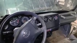 УАЗ ХАНТЕР тюнинг панель приборов дизель ниссан.