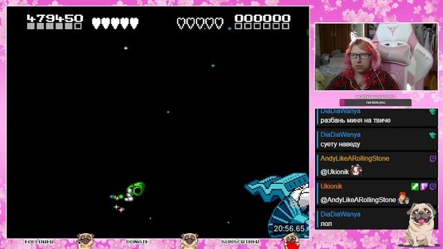 Тян проходит Battletoads Double Dragon :з