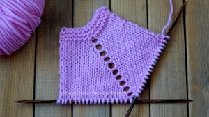 Ажурная регланная линия (реглан сверху)