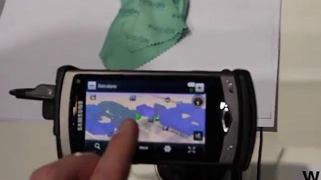 Навигация на Samsung S8500 Wave смотреть онлайн