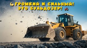 ПЕСНЯ БУЛЬДОЗЕР. Песенка про машинки. Детская песня про строительную технику