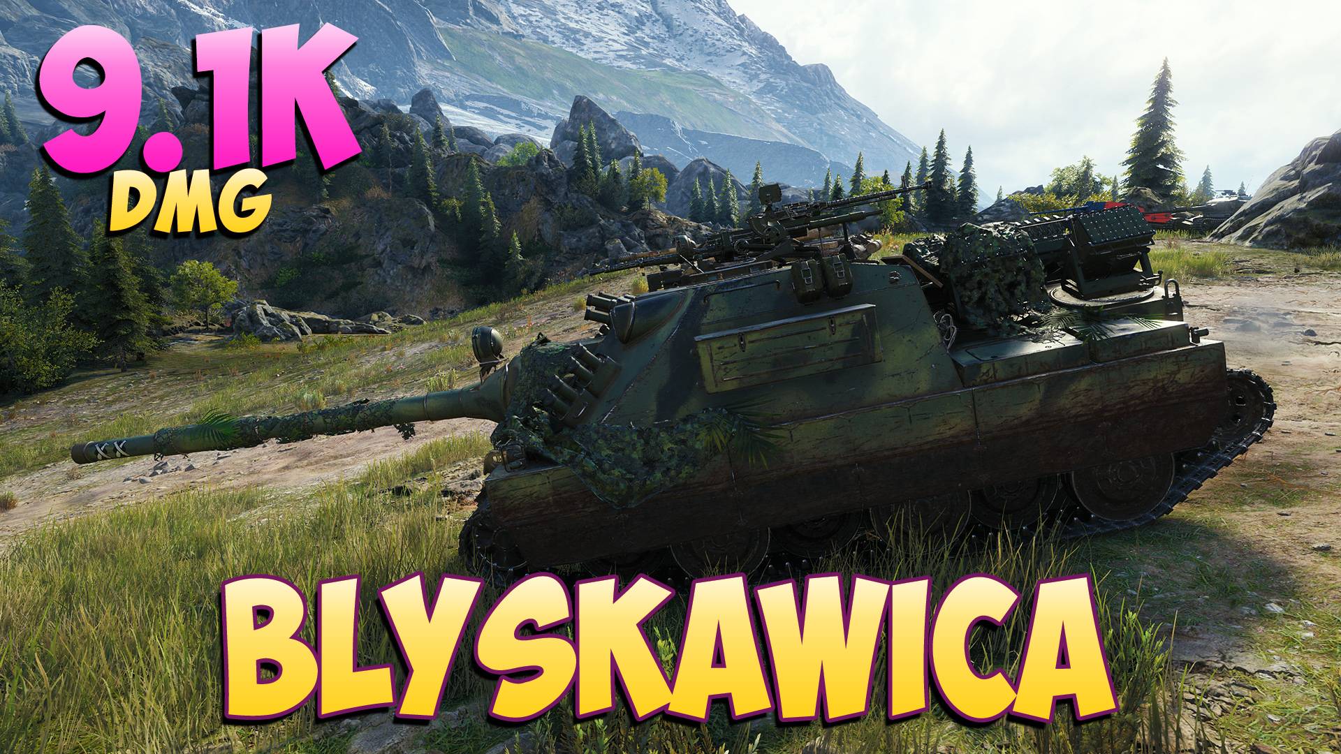 Blyskawica - 9 Фрагов 9.1K Урона - Увесистый! - Мир Танков