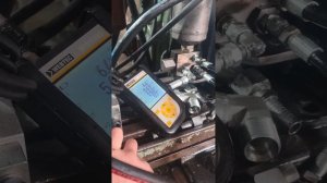 Диагностика гидронасоса Komatsu WB97