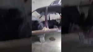 Замена порога лада гранта, обработка дна, подготовка к