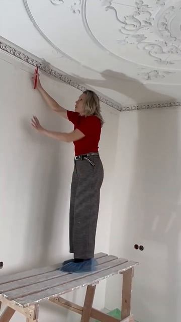 Авторский надзор | Гипсовая лепнина на потолке #vipinterior смотреть онлайн