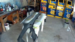 Замена переднего бампера KIA CERATO - 4  . Читска радиаторов